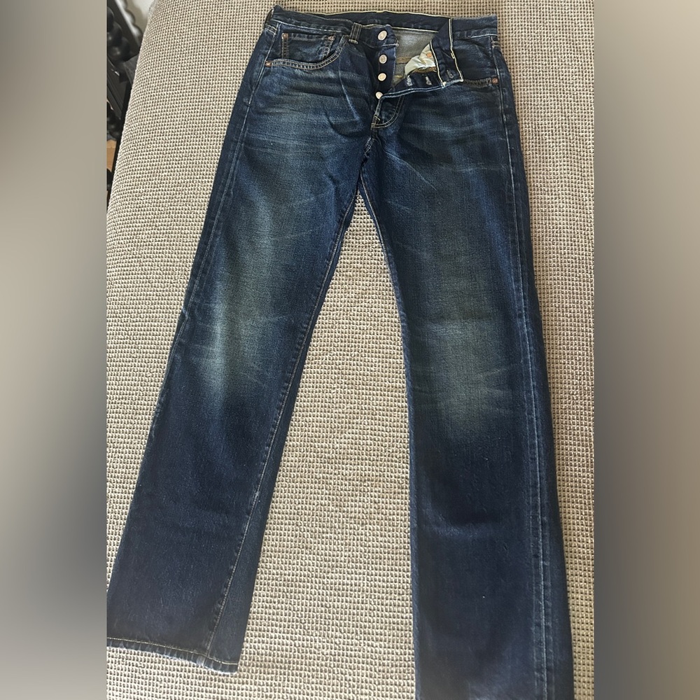VINTAGE LEVI'S 501 JEANS
BUTTON FLY - Picture 2 of 9